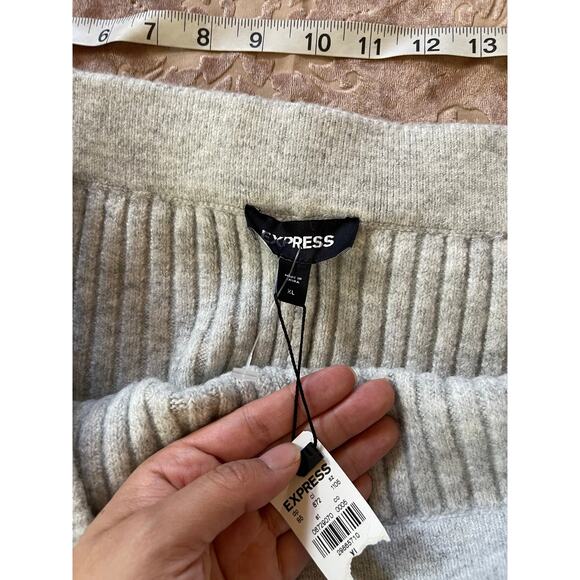 NWT express cozy sweater knit sweat pants size xlarge - Picture 8 of 8